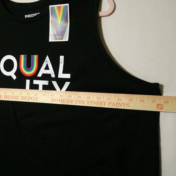 NWT Pride EQUALITY tank top Rainbow Size 2X - Picture 3 of 6